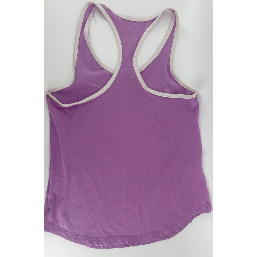 Nike Women Purple Just Do It Dri-Fit Racerback Tank Top Vintage Y2K Small - Picture 3 of 6